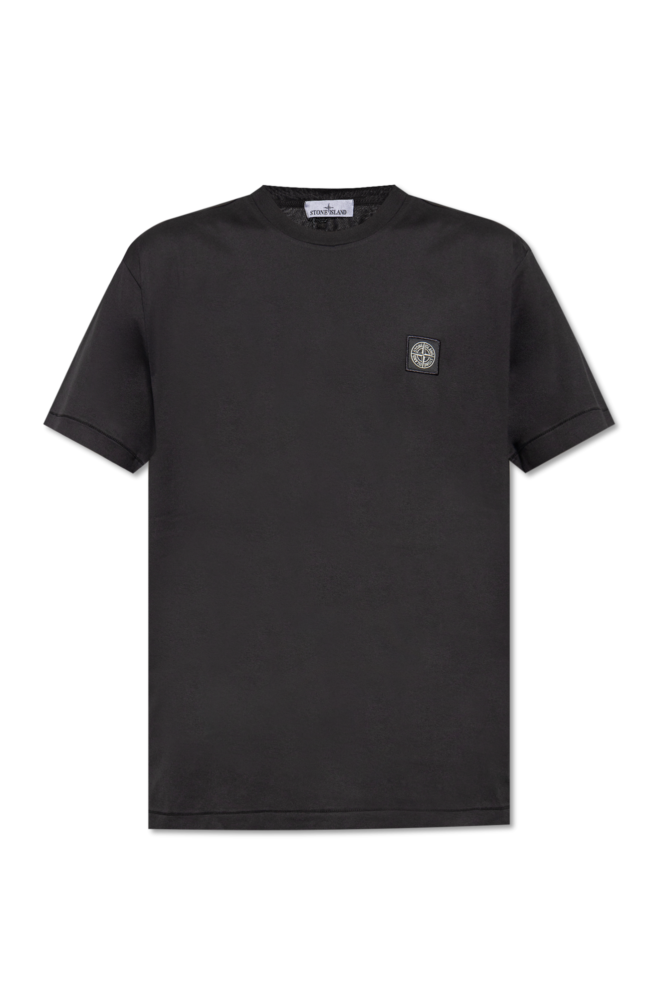 Black Branded Tshirt Stone Island Vitkac GB
